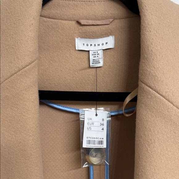 Classic Tan Trench Coat for Women TOPSHOP NWT - Picture 4 of 5